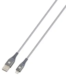 Кабел Skross USB-A - Lightning Метална оплетка 1.20 м Сив