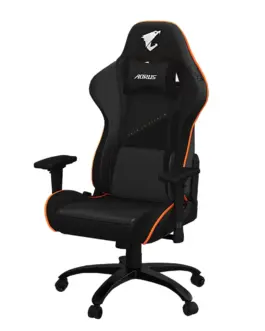 Alternative view of Геймърски стол Gigabyte Aorus AGC310, Черно и Оранжево