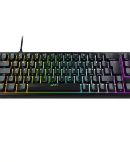 Alternative view of Геймърскa механична клавиатура XTRFY K5, 65% Hotswap, RGB подсветка, UK Layout Kailh Red, Черен