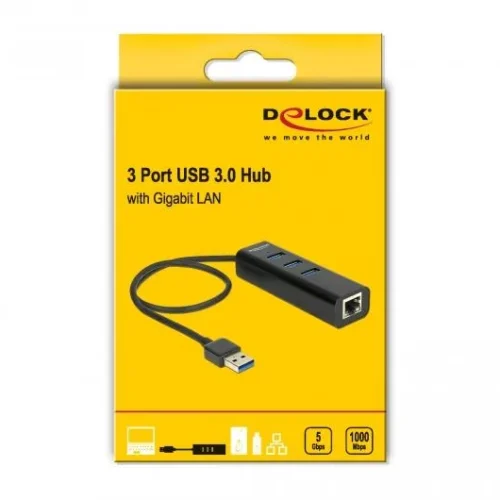 Alternative view of USB хъб, 4 порта, DELOCK-62653