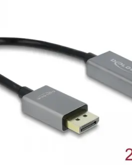 Адаптер Delock DisplayPort 1.4 мъжко - HDMI женско 4K 60 Hz (HDR)