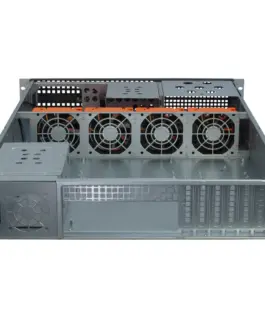 Alternative view of Кутия за компютър за сървър InterTech 2U 2129-N - Mini ITX, mATX, mu;ATX, ATX, eATX, SSI EEB, Черна