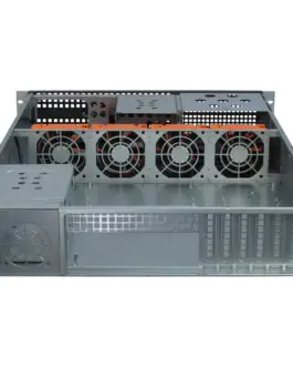 Alternative view of Кутия за компютър за сървър InterTech 2U 2129-N - Mini ITX, mATX, mu;ATX, ATX, eATX, SSI EEB, Черна