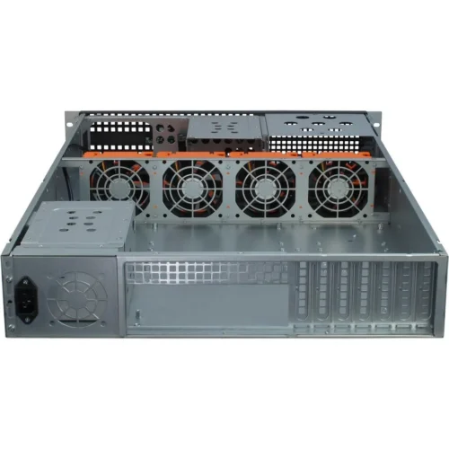 Alternative view of Кутия за компютър за сървър InterTech 2U 2129-N - Mini ITX, mATX, mu;ATX, ATX, eATX, SSI EEB, Черна