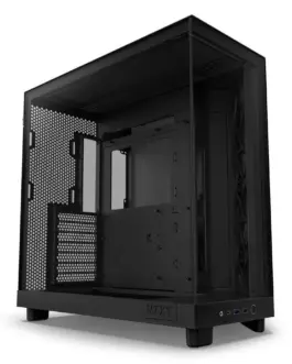 Кутия за компютър NZXT H6 Flow Matte Black - Middle Tower