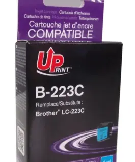 Мастилница UPRINT LC223 BROTHER, Cyan