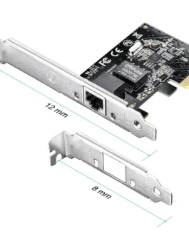 Alternative view of Мрежова карта Cudy PE10, PCIe, 3-бандов, 1 x 10/100/1000 Mbps