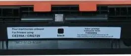 Alternative view of Тонер касета UPRINT CE310A/EP729, HP/CANON, Черен