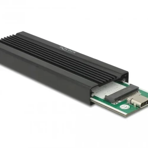 Alternative view of Външно чекмедже Delock, За M.2 NVMe PCIe SSD, USB-C 3.2 Gen 2, 10 Gbps
