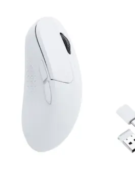Alternative view of Геймърска Безжична мишка Keychron M3 Mini 1000Hz, Matte White