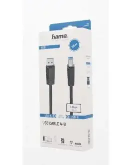Alternative view of Кабел HAMA USB 3.0 -A мъжко -B мъжко, 1.5 м, 1 звезда