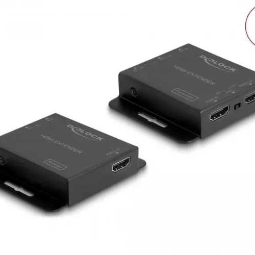 Alternative view of HDMI Extender (усилвател) DeLock, Усилва HDMI сигнал до 40/70 м по UTP кабел