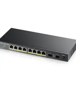 Суич ZYXEL GS1100-10HP 8-портов Gigabit PoE 2xSFP