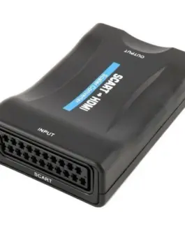 Видео конвертор Estillo ASK-ST001 Scart женско - HDMI женско Черен