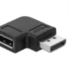 Адаптер Delock DisplayPort мъжко - DisplayPort женско 90° 8K 60 Hz