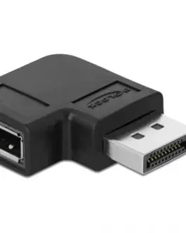 Адаптер Delock DisplayPort мъжко - DisplayPort женско 90° 8K 60 Hz