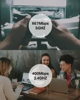 Alternative view of Безжичен мини USB адаптер TP-Link Archer T3U AC1300 MU-MIMO