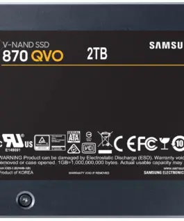 Alternative view of SSD диск SAMSUNG 870 QVO, 2TB, SATA III, 2.5 inch, MZ-77Q2T0BW