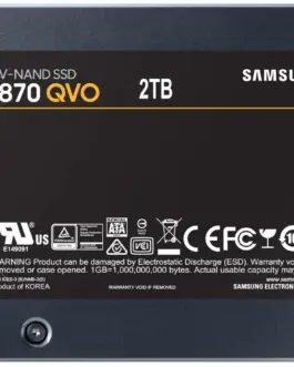 Alternative view of SSD диск SAMSUNG 870 QVO, 2TB, SATA III, 2.5 inch, MZ-77Q2T0BW