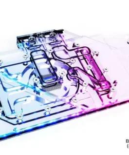 Alternative view of Воден блок за видео карта Alphacool Eisblock Aurora Acryl GPX-A Radeon RX 6800/6800XT Strix/TUF with Backplate