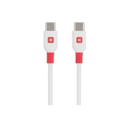 Alternative view of Кабел Skross, USB-C - USB-C мъжко, USB 2.0, 2.0 м, Бял