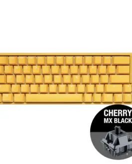 Alternative view of Геймърскa механична клавиатура Ducky One 3 Yellow SF 65, Cherry MX Black суичове