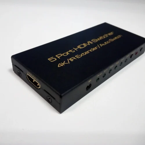 Alternative view of Автоматичен превключвател ESTILLO, HDMI switch, 5/1 x HDMI1.4, 5 входа 1 изход, Черен