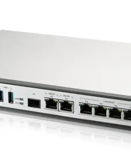 Alternative view of Защитна стена ZYXEL USG ATP200 UTM BDL Sandboxing, 10/100/1000, 4x LAN/DMZ, 2x WAN, 1xSFP, 2xUSB, с включени лицензи з?