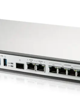 Alternative view of Защитна стена ZYXEL USG ATP200 UTM BDL Sandboxing, 10/100/1000, 4x LAN/DMZ, 2x WAN, 1xSFP, 2xUSB, с включени лицензи з?