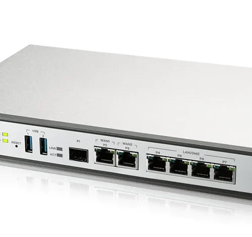 Alternative view of Защитна стена ZYXEL USG ATP200 UTM BDL Sandboxing, 10/100/1000, 4x LAN/DMZ, 2x WAN, 1xSFP, 2xUSB, с включени лицензи з?