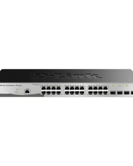 Суич D-Link DGS-1210-28 24x 1G 4x 1G SFP Управляем Монтаж в шкаф