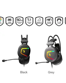 Alternative view of Геймърски  слушалки A4TECH Bloody MC750