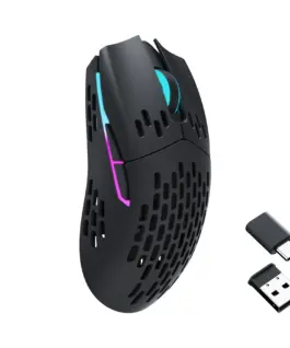 Alternative view of Геймърска мишка Keychron M1, Matte Black Wireless