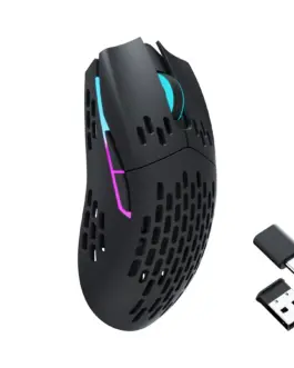 Alternative view of Геймърска мишка Keychron M1, Matte Black Wireless