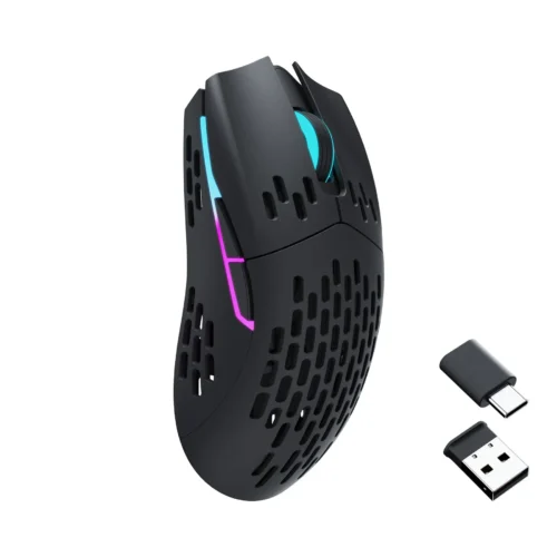 Alternative view of Геймърска мишка Keychron M1, Matte Black Wireless