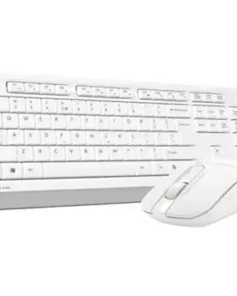 Alternative view of Комплект клавиатура и мишка A4TECH Fstyler FG1012, Безжичен, Бяла