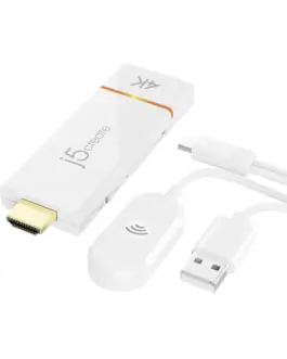 ScreenCast адаптер j5create JVAW76 4K Wireless 2.4 GHz 5 GHz