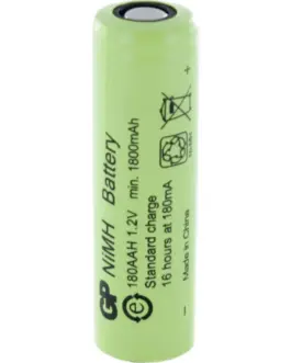Акумулаторна Батерия R6 AA 180AAH-B  1800mAh NiMH 1 бр. BULK  Industrial GP