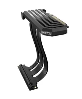 Alternative view of Кабел за вертикален монтаж HYTE PCI-E 4.0 x16 200mm, Черно