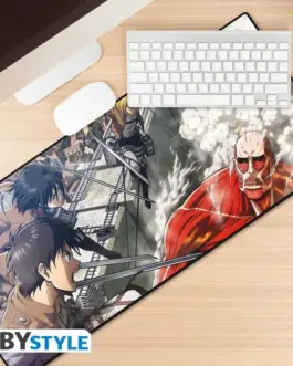 Alternative view of Геймърски пад ABYSTYLE - ATTACK ON TITAN - Eren vs Colossal Titan, XXL