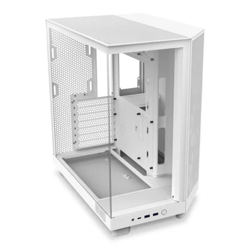 Кутия за компютър NZXT H6 Flow Matte White – Middle Tower