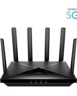 Alternative view of Безжичен рутер Cudy P5, 5G, AX3000, 2.4/5 GHz, 574 - 2402 Mbps, 10/100/1000