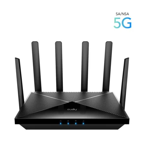 Alternative view of Безжичен рутер Cudy P5, 5G, AX3000, 2.4/5 GHz, 574 - 2402 Mbps, 10/100/1000