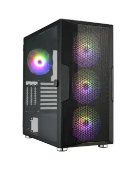 Alternative view of Кутия за компютър FSP CUT592 Black ARGB TG, E-ATX Full - Tower