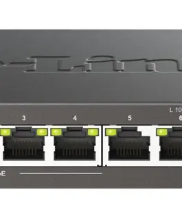 Суич D-Link DGS-1008P 4x PoE + 4 x стандартни 10/100/1000 Gigabit