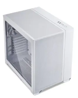 Alternative view of Кутия за компютър Lian Li O11 Air Mini Tower, Tempered Glass, Бяла