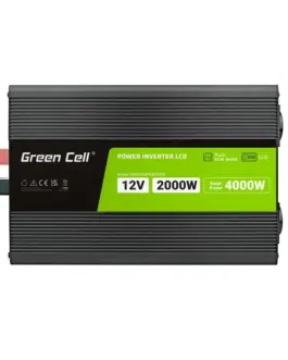 Alternative view of Инвертор GREEN CELL, 12/220V, DC/AC, 2000W/4000W, INVGCP2000LCD  LCD Чиста синусоида