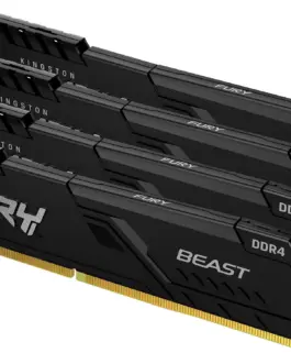 Памет за компютър Kingston FURY Beast 128GB(4x32GB) DDR4 3600MHz CL18