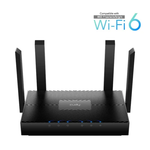 Alternative view of Безжичен рутер Cudy WR3000, AX3000, 2.4/5 GHz, 574 - 2402 Mbps, 10/100/1000