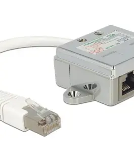 Адаптер DeLock Port Doubler 1 x RJ45 plug - 2 x RJ45 jack (2 x Ethernet)
